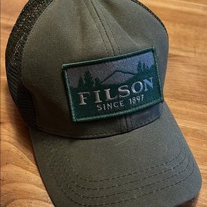 Filson waxed cotton hat